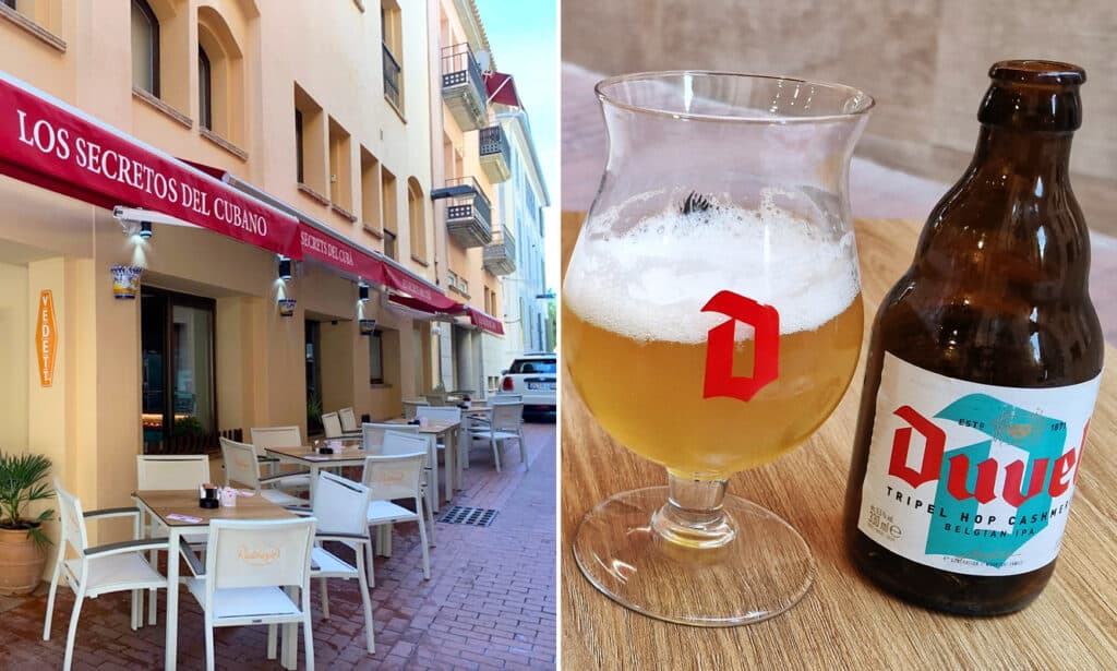 The restaurant may be Cuban, but the selection of beers is mostly Belgian